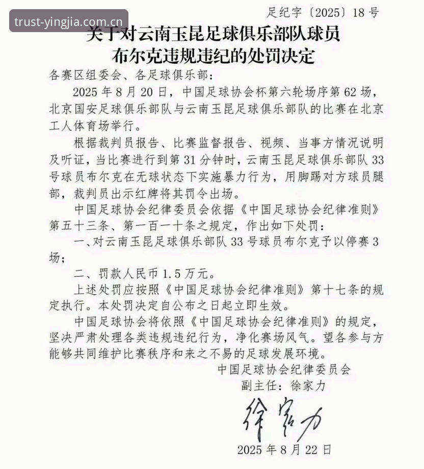 足坛乱象与体育诚信：中国足协第三批禁足名单的全面审视 vs 盈嘉体育平台的公平竞技承诺